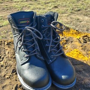 Eurostar steel toe boots new